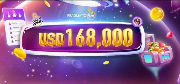 USD 168,000 រង្វាន់ប្រចាំថ្ងៃ Pragmatic Play