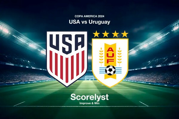 កំណត់អត្តសញ្ញាណ USA vs Uruguay 08:00 ខែកក្កដា 2 Copa America 2024