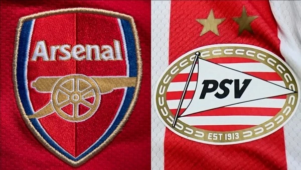 កំណត់អត្តសញ្ញាណ Arsenal vs PSV 03h00 12/03 Champions League